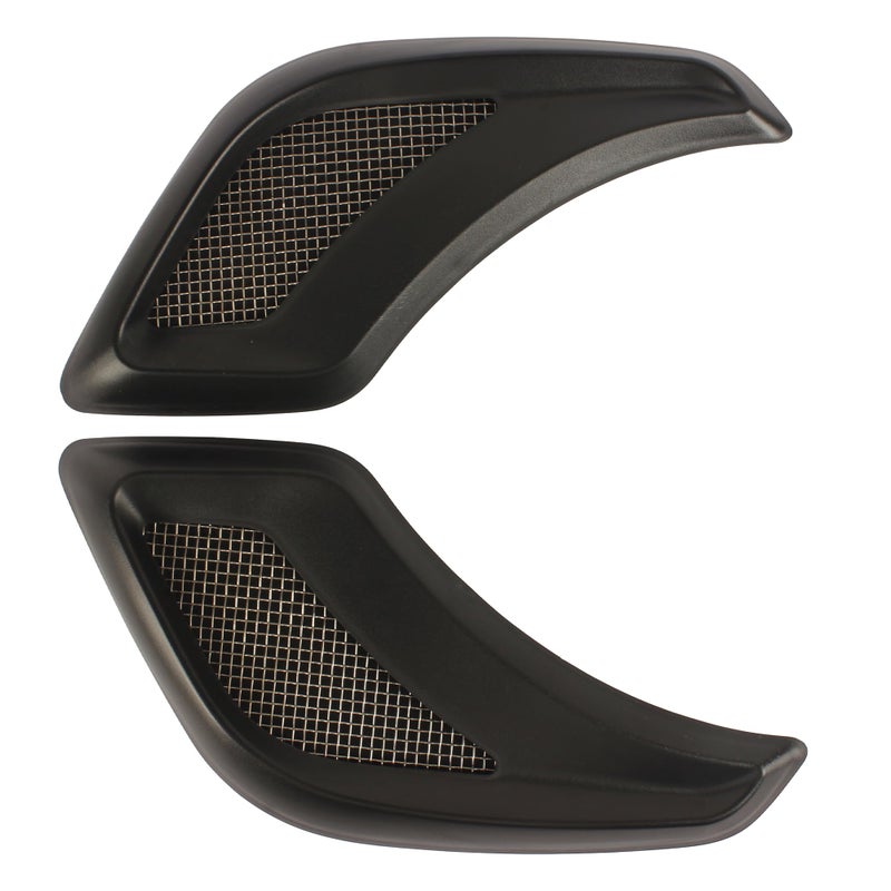 Direct Fit Rear Brake Duct Pair Black for 19972004 C5 Corvette Z06  Replaces OEM 10322762  10322761